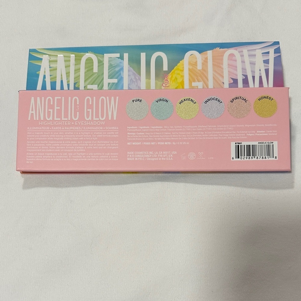 RUDE Angelic Glow Eyeshadow Palette - Picture 10 of 10